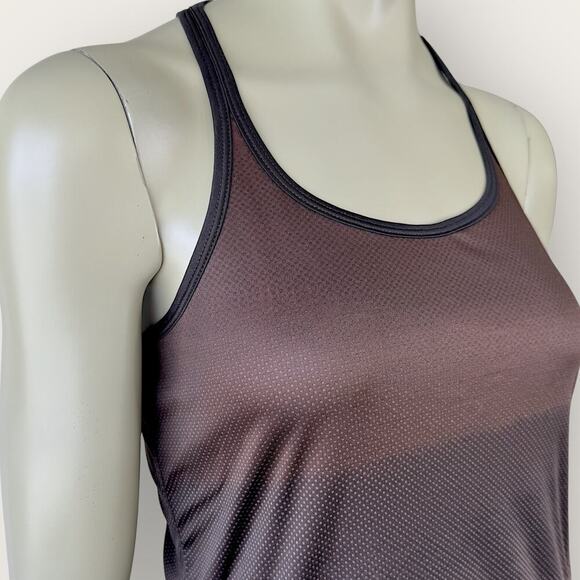 Spalding Activewear Speed Dri Racerback Tank Top Women Size S/P Ombre Brown - Picture 12 of 15